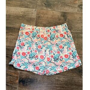 Duluth Women's Armachillo Floral Print Sleep Shorts, Orange, L